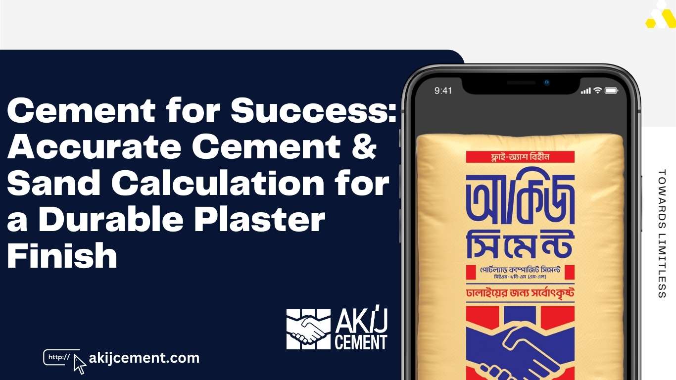 Cement for Success: Accurate Cement & Sand Calculation for a Durable Plaster Finish